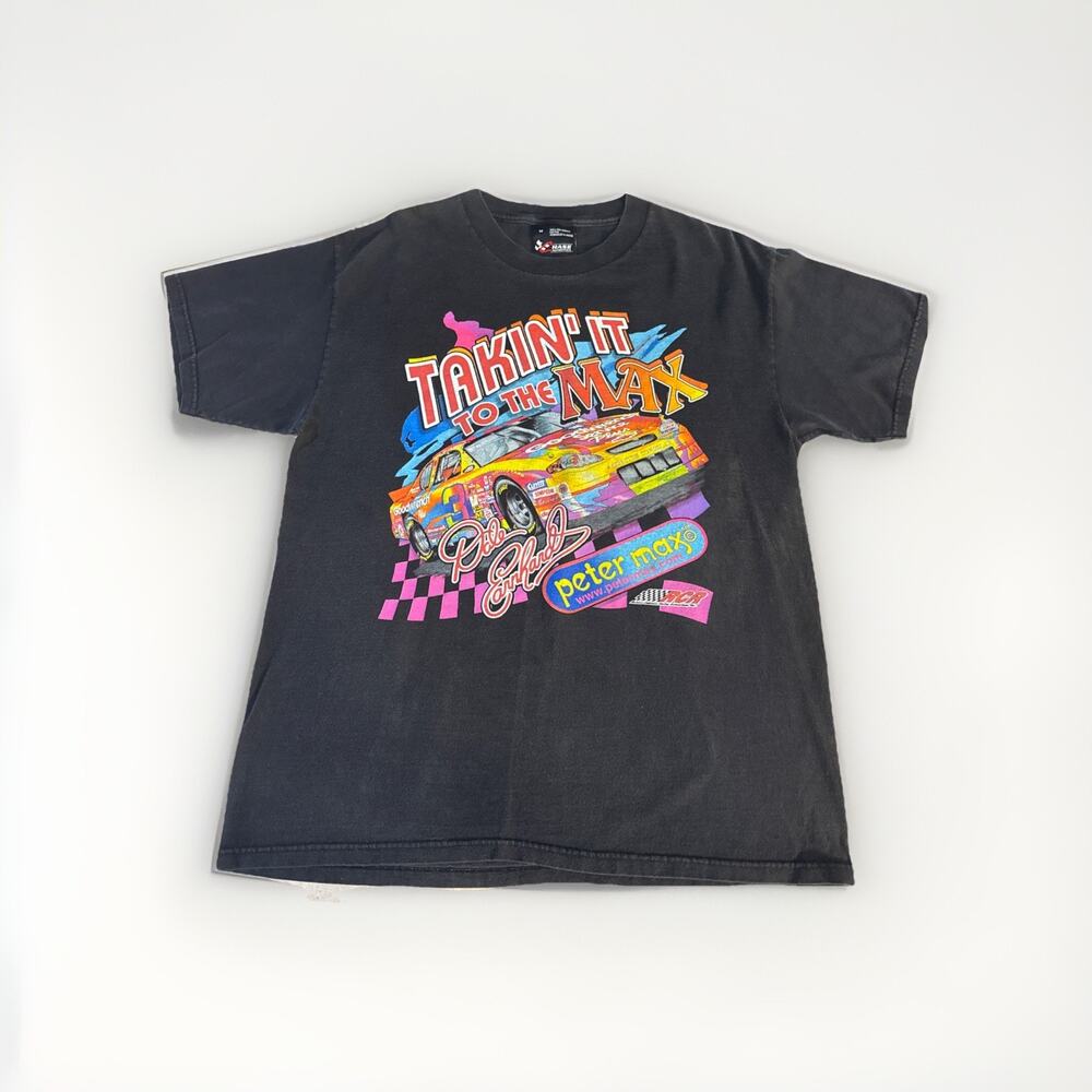 DALE EARNHARDT The Man Takin' It To The PETER MAX Chase Authentic M Vtg T-SHIRT